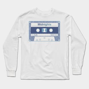 Midnights Cassette Tape Long Sleeve T-Shirt